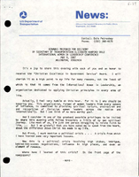 Remarks Prepared for Delivery by Secretary of Transportation Elizabeth Hanford Dole International Women in Leadership Conference