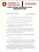 Department of Transportation News Urban Mass Transportation Administration UMTA 7310