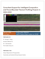 Consultant Support for Intelligent Compaction and PaverMounted Thermal Profiling Projects in 20242025