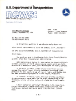 US Department of Transportation News Office of Public and Consumer Affairs UMTA 7865 11 Million DOT Grant for New Oakland Buses