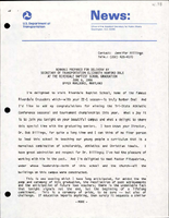 Remarks Prepared for Delivery by Secretary of Transportation Elizabeth Hanford Dole at the Riverdale Baptist School Graduation