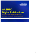 AASHTO Digital Publications Overview of the Distribution Process and Some Frequently Asked Questions