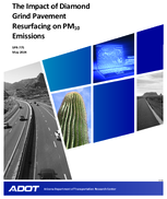 The Impact of Diamond Grind Pavement Resurfacing on PM10 Emissions