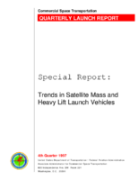 Trends in satellite mass and heavy lift launch vehicles  Quarterly Launch Report  special report