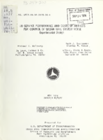 InService Performance and Costs of Methods for Control of Urban Rail System Noise Experimental Design