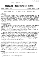 Investigation of Aircraft Accident GENERAL AIRWAYS MT CRILLON ALASKA 19520112