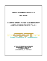 A Remote Sensing and GISEnabled Highway Asset Management System Phase 2