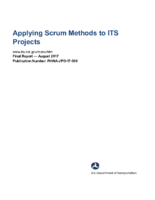 Applying scrum methods to ITS projects