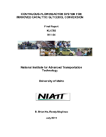 ContinuousFlow Reactor System for Improved Catalytic Glycerol Conversion