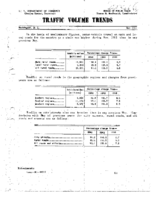 Traffic Volume Trends May 1951