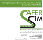 Training to Improve Drivers Behavior When Partial Driving Automation Fails