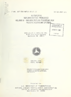 Automotive Manufacturing Processes Volume II  Manufacturing Processes for Passive Restraint Systems