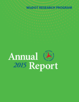 WisDOT Research Program 2015 Annual Report