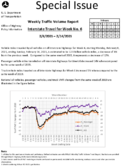 Special Issue  Weekly Traffic Volume Report Interstate Travel for Week No 6