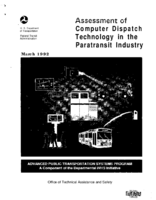 Assessment of Computer Dispatch Technology in the Paratransit Industry
