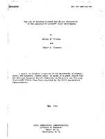 The Use of Standard Flights and Motion Photography in the Analysis of Aircraft Pilot Performance