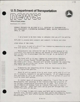 Remarks Prepared for Delivery by US Secretary of Transportation Neil Goldschmidt Ridesharing Government Award