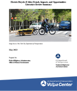 Electric Bicycle Ebike Trends Impacts and Opportunities Literature Review Summary