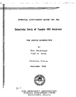 Selectivity Tests Tunable VOR Receivers