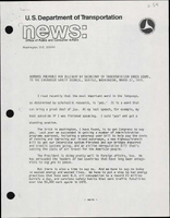 Remarks Prepared for Delivery by Secretary of Transportation Brock Adams to the Evergreen Safety Council