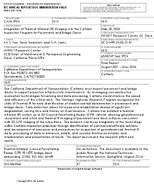 Integration of Thermal Infrared IR Imaging into the Caltrans Inspection Program for Pavements and Bridge Decks