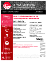 MASH TL6 Evaluation of a 62In Tall SingleSlope Concrete Median Barrier