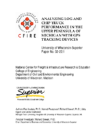 Analyzing Log and Chip Truck Performance in the Upper Peninsula of Michigan with GPS Tracking Devices