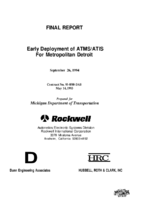 Early deployment of ATMSATIS for metropolitan Detroit