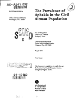 The Prevalence of Aphakia in the Civil Airman Population