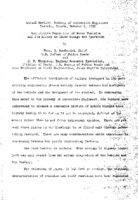 Legislative Regulation of Motor Vehicles and Its Effect on Their Design and Operation