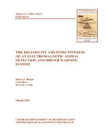 The Reliability and Effectiveness of an Electromagnetic Animal Detection and Driver Warning System