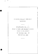 Interstate Commerce Commision Report of the Accident  Investigation Occuring on the ATLANTIC COAST LINE RAILROAD TENNILLE AL