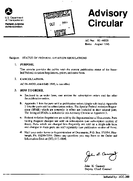 AC 0044HH Status of Federal Aviation Regulations