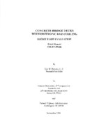 Concrete bridge decks with isotropic reinforcing  short term evaluation