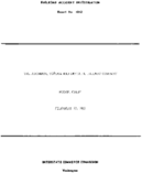 Interstate Commerce Commision Report of the Accident  Investigation Occuring on the ATCHISON TOPEKA AND SANTA FE HODGE CA
