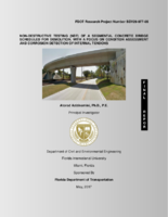 Nondestructive testing NDT of a segmental concrete bridge scheduled for demolition with a focus on condition assessment and corrosion detection of internal tendons