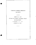 Interstate Commerce Commision Report of the Accident  Investigation Occuring on the NEW YORK CENTRAL RAILROAD ONEIDA NY