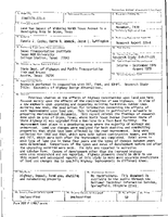 Land Use Impact of Widening North Texas Avenue in a Developing Area of Bryan Texas