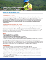 Highway Construction Workforce Partnership Strategic Workforce Development Learning from the Pilot Programs  Texas