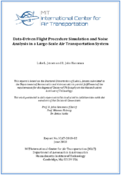 DataDriven Flight Procedure Simulation and Noise Analysis in a LargeScale Air Transportation System