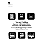 Transit Profiles Agencies in Urbanized Areas Exceeding 200000 Population  For the 1993 National Transit Database Section 15 Report Year