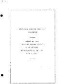 Interstate Commerce Commision Report of the Accident  Investigation Occuring on the SOUTHERN RAILWAY FORRESTVILLE GA