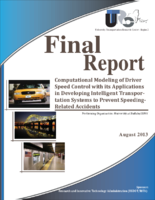 Computational Modeling of Driver Speed Control with its Applications in Developing Intelligent Transportation System to Prevent SpeedingRelated Accidents