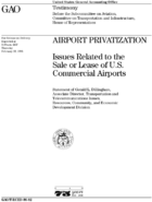 Airport Privatization Issues Related to the Sale of US Commercial Airports