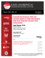 Assessing the Structural Driver and Economic Impacts of Traffic Pole Mounted Wind Power Generator and Solar Panel Hybrid System