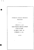 Interstate Commerce Commision Report of the Accident  Investigation Occuring on the CAMAS PRAIRIE RAILROAD ARROW IDAHO