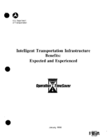 Intelligent Transportation Infrastructure Benefits Expected And Experienced