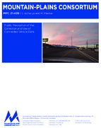 Public Perception of the Collection and Use of Connected Vehicle Data