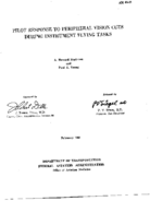 Pilot response to peripheral vision cues during instrument flying tasks