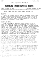 Investigation of Aircraft Accident BRANIFF AIRWAYS HUGOTON KANSAS 19520326